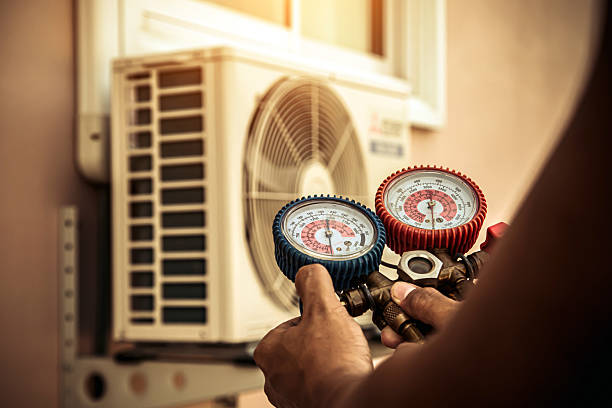Professional Hvac technician working in Stockton, NJ